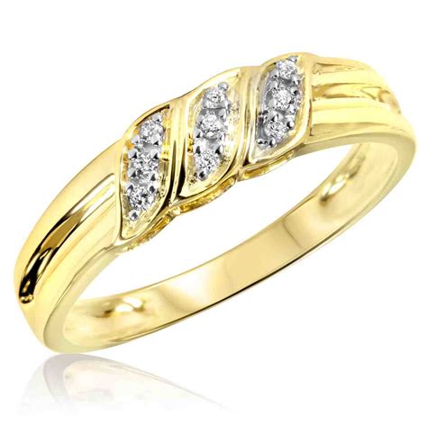 10k Yellow Gold Wedding Bands 