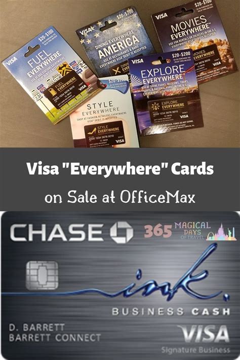 Office depot is offering a sale all year round. Visa "Everywhere" Cards on Sale at OfficeMax | 365 Magical ...