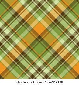 Irish Check Plaid Fabric Texture Seamless Stock Vector Royalty Free