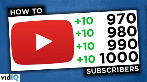 How To Get Your First 1000 Youtube Subscribers Blog Vidiq