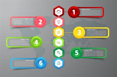Modern Timeline Text Box Template Infographics Banner 3251225 Vector