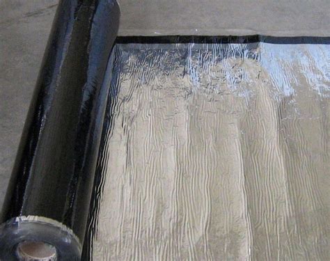 Self Adhesive Bitumen Waterproofing Membrane With Aluminum Foil Heat