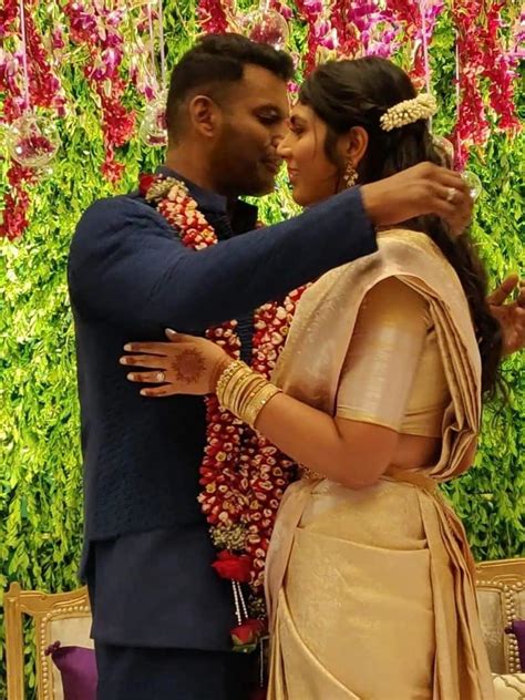 Tamil Actor Vishal Gets Engaged To Longtime Girlfriend Anisha Alla See