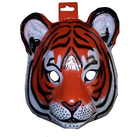 Forum Novelties Plastic Tiger Mask 8 6 X 9 3 X 4 5 Inches Details