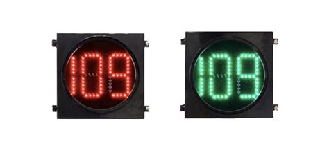 Clear Lens Countdown Timer Traffic Light 200mm Led Traffic Light