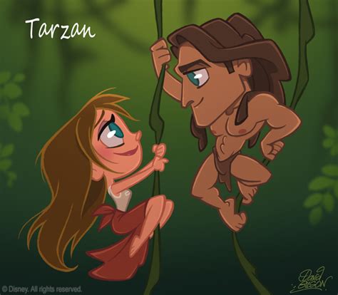 Tarzan And Jane Chibi Walt Disney Characters Fan Art 26317632 Fanpop