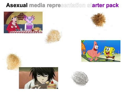 Asexual Media Representation Starter Pack Rstarterpacks Starter Packs Know Your Meme