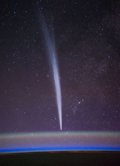 Comet Taken From The Space Station Space Station Space Exploration