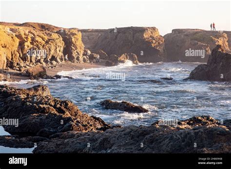 Glass Beach Fort Bragg Mendocino County California Usa Stock Photo