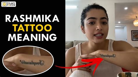 Top 93 Rashmika Mandanna Hand Tattoo Best Esthdonghoadian