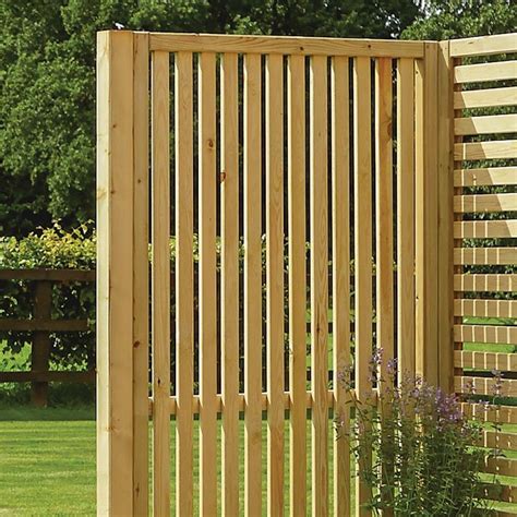 Rowlinson Garden Creations Vertical Slat Screen 4 Pack One Garden