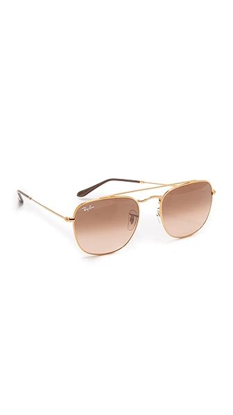 Ray Ban Square Aviator Sunglasses Shopbop