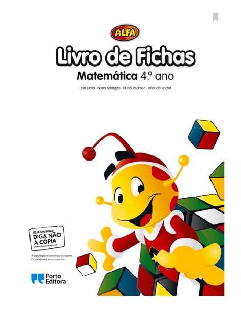 Alfa Matemática 4º Ano Livro De Fichas