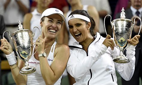 Martina Hingis And Sania Mirza Win Wimbledon Womens Doubles Final