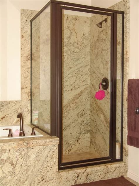 Sienna Beige Granite Shower And Tub Surround Master Bath And Closet