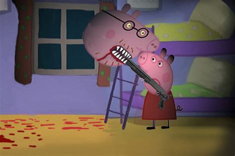 Scary Horror Peppa Pig House Wallpaper Scary Peppa Pig Wallpapers