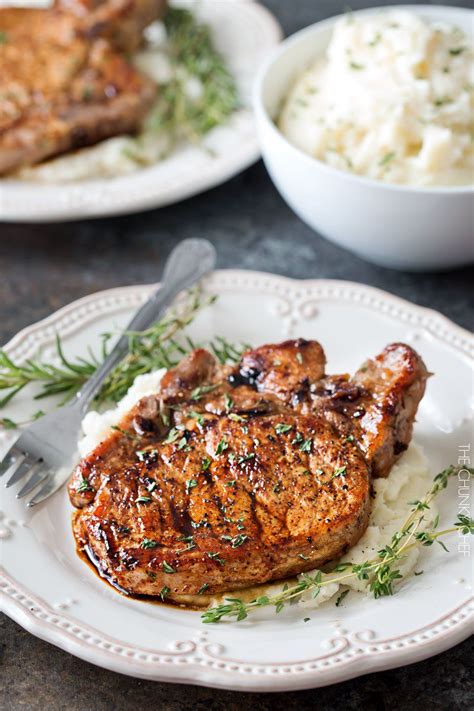 I served with white rice, for the sauce, and a fresh fruit i also added the chops back to the pan just after the stock started to simmer. 17 Sensational Pork Chop Recipes for Dinner | Balsamic ...