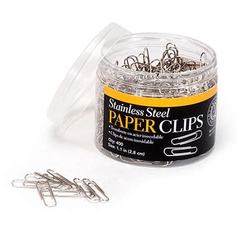 Lineco Stainless Steel Paper Clips Quantity 400 497 400 Bandh