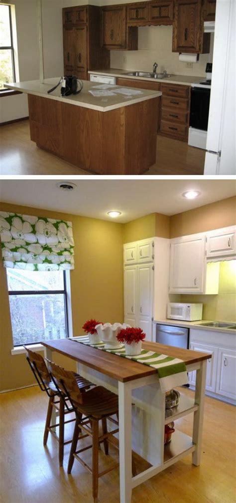 Everything looks amazing and i love. Before and After: 25+ Budget Friendly Kitchen Makeover ...