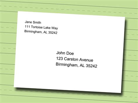 How To Write A Address In A Letter