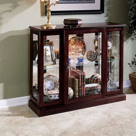 Small Glass Curio Cabinet Display Case Ideas On Foter Glass Curio