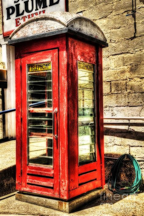 Old Red Phone Booth Photograph By Kaye Menner Pixels
