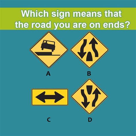 Dmv Road Signs And Meanings Road Signs Castletown School Of