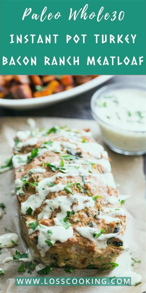 Yes, you can easily follow the instructions on this post to cook ground turkey, ground chicken or even ground pork. Paleo Instant Pot, Turkey Bacon Ranch Meatloaf (With images) | Instant pot paleo
