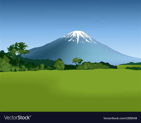 Mountain landscape Royalty Free Vector Image - VectorStock