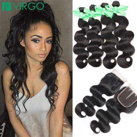 Malibu Dollface Recommend Indian Body Wave Virgin Hair 4 Bundles With