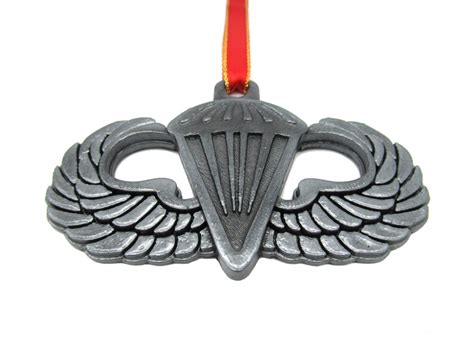 Airborne Basic Parachutist Badge Ornament Etsy