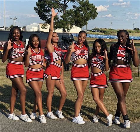 Pin By Brianna Shanice On Cheer Goals Cheerleading Outfits Black Cheerleaders Cheer Outfits
