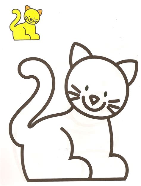 Dibujos De Gatos Para Colorear Manualidades Infantiles Images