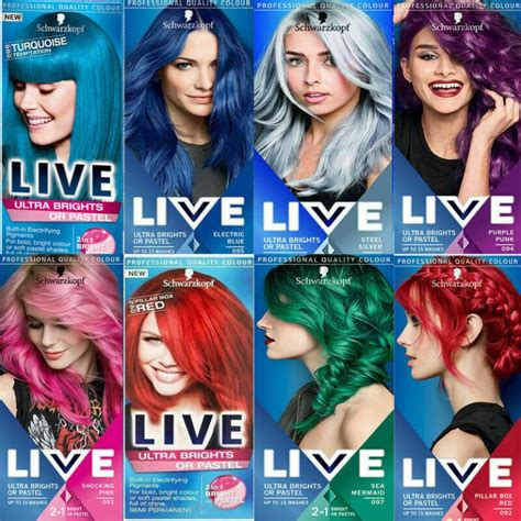 Schwarzkopf Live Ultra Brights Or Pastel Semi Permanent Hair Dye