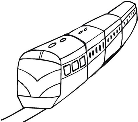 Desenho Para Colorir Metro