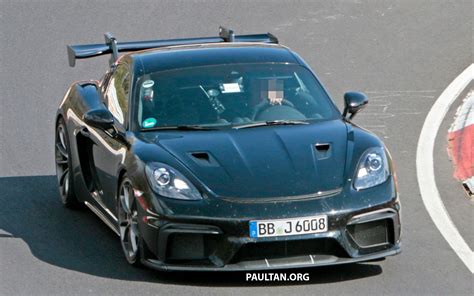 SPIED Porsche Cayman GT RS Testing At Ring Porsche Cayman GT RS Track Spied Paul Tan