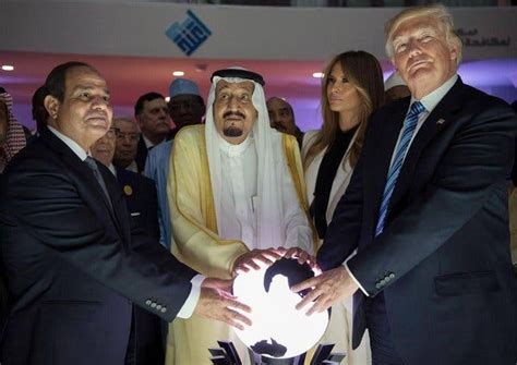 What Was That Glowing Orb Trump Touched In Saudi Arabia The New York