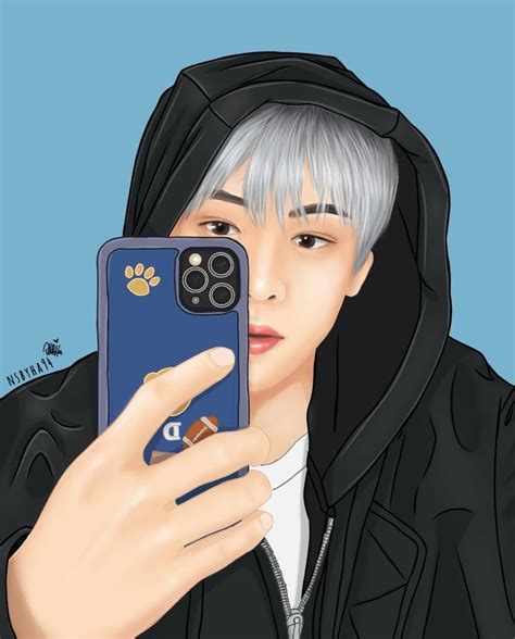 Cha Eunwoo Fanart Fan Art Cartoon Art Kpop Fanart