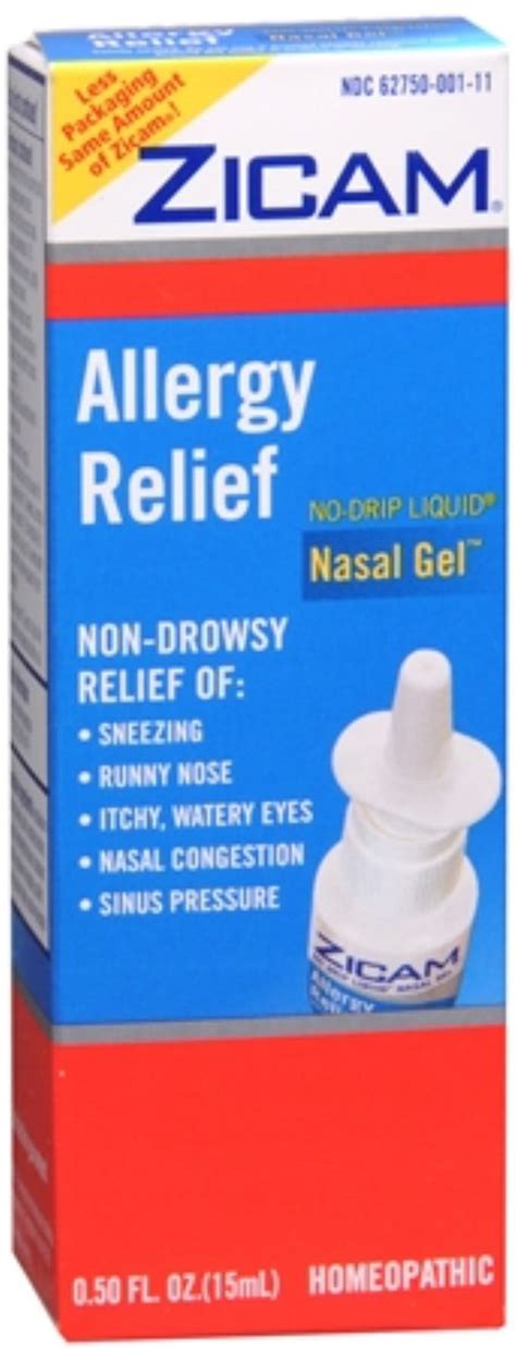 Buy Zicam Allergy Relief Nasal Gel 050 Oz Pack Of 3 Online At Lowest Price In India 46221453