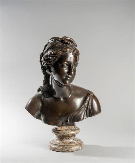 French School 18th Century Womans Bust Mutualart