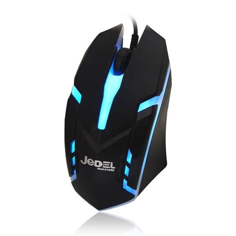Jedel M66 7 Coloured Breathing Led Usb Wired Gaming Mouse Mse Jed M6