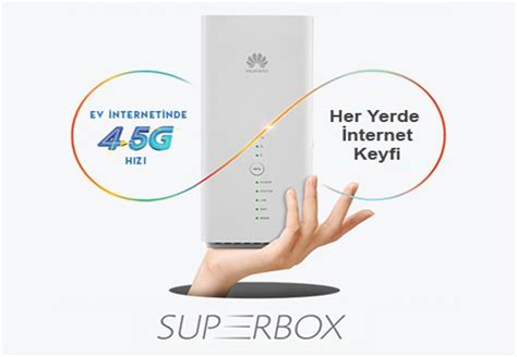 Turkcell Superbox Internet 4 5G hızında heryerde internet