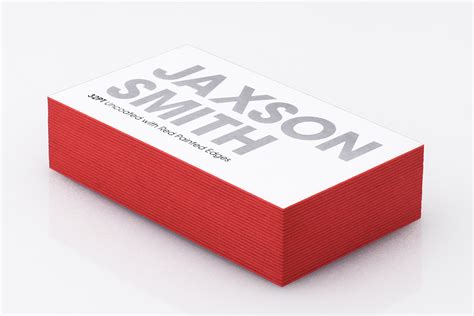 3 New Painted Edge Business Cards Color Options Primoprint Blog