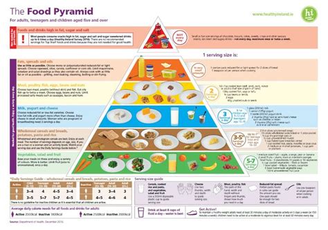 Food Nutrition Charts For Adults