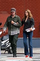 Stana Katic steps out for Pizza with husband Kris Brkljac in New York City