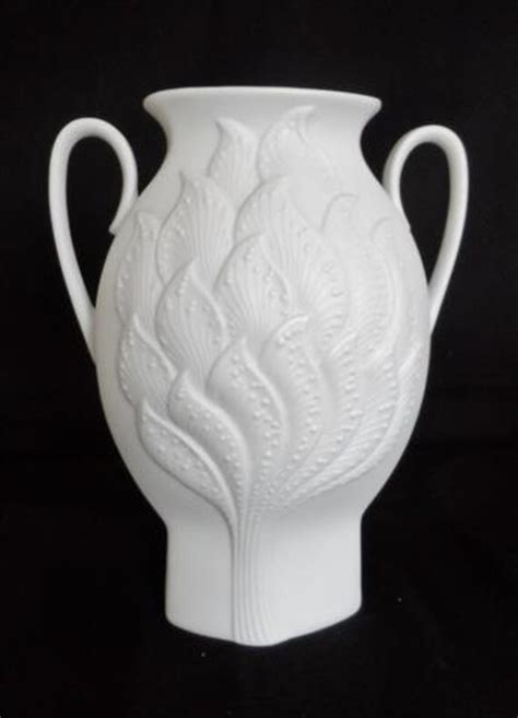 Elegant Kaiser Bisque Porcelain Vase By Martin By Woodstockstudio