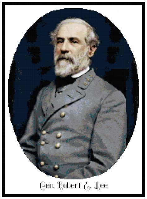 Portrait Of Gen Robert E Lee 1865