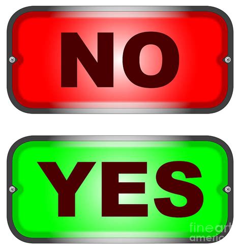 Yes And No Symbols