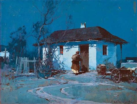 Stepan Fyodorovich Kolesnikov Moonlight Painting Gallery Art