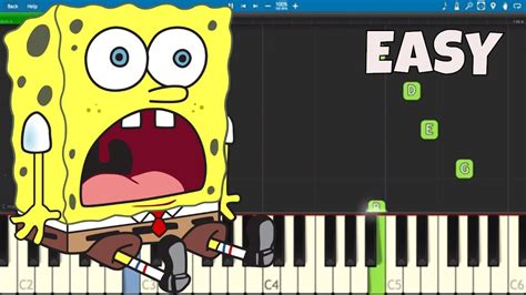 How To Play The Spongebob Squarepants Theme Song Easy Piano Tutorial
